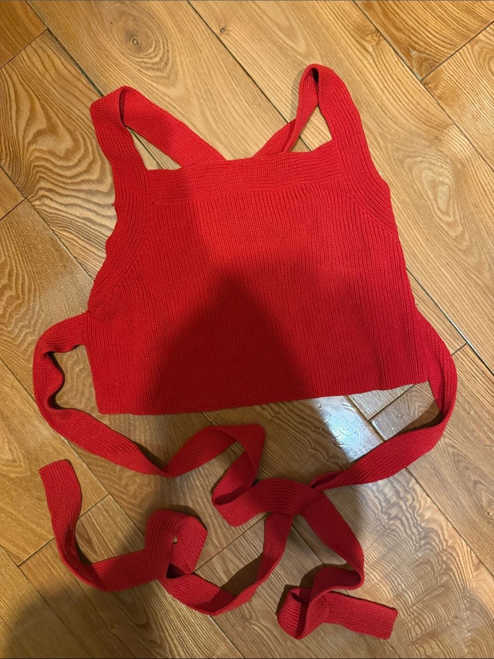 Aritzia backless wrap top size s